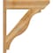 Ekena Millwork Funston Slat Rough Sawn Outlooker, Western Red Cedar, 8"W x 32"D x 36"H OUT08X32X36FST06RWR - alternate 2